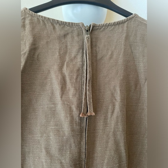 Apiece Apart Khaki Neutral V-Neck Jumpsuit size 2 - Picture 9 of 14